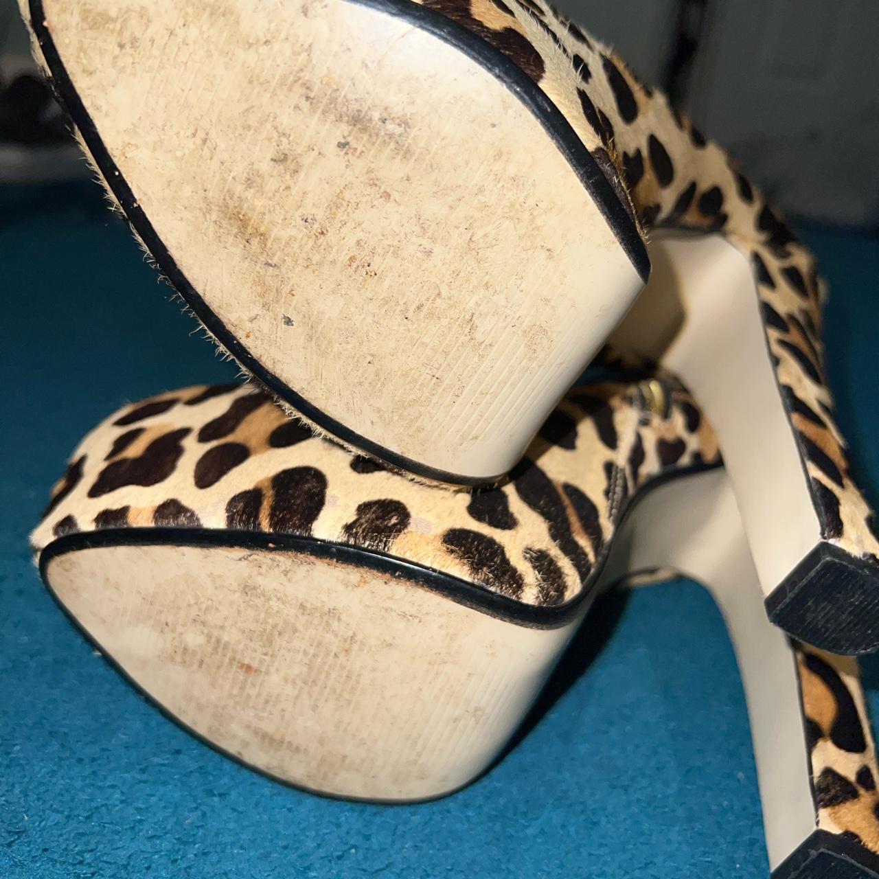 Topshop 'Adina' leopard print platform Depop