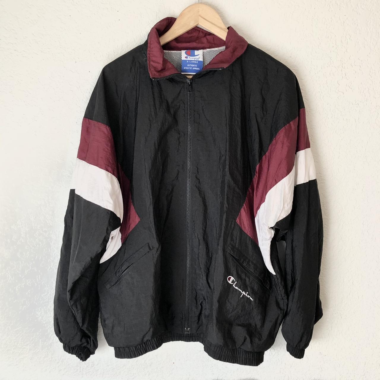 three toned champion windbreaker great condition