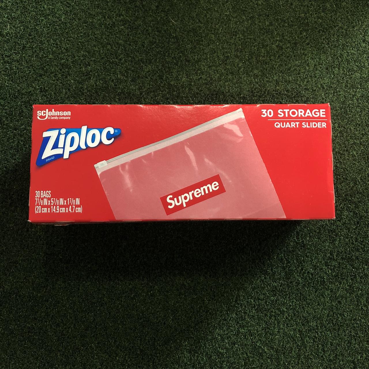 Supreme Ziploc (Box of 30 bags) 1 Box Price is for... - Depop