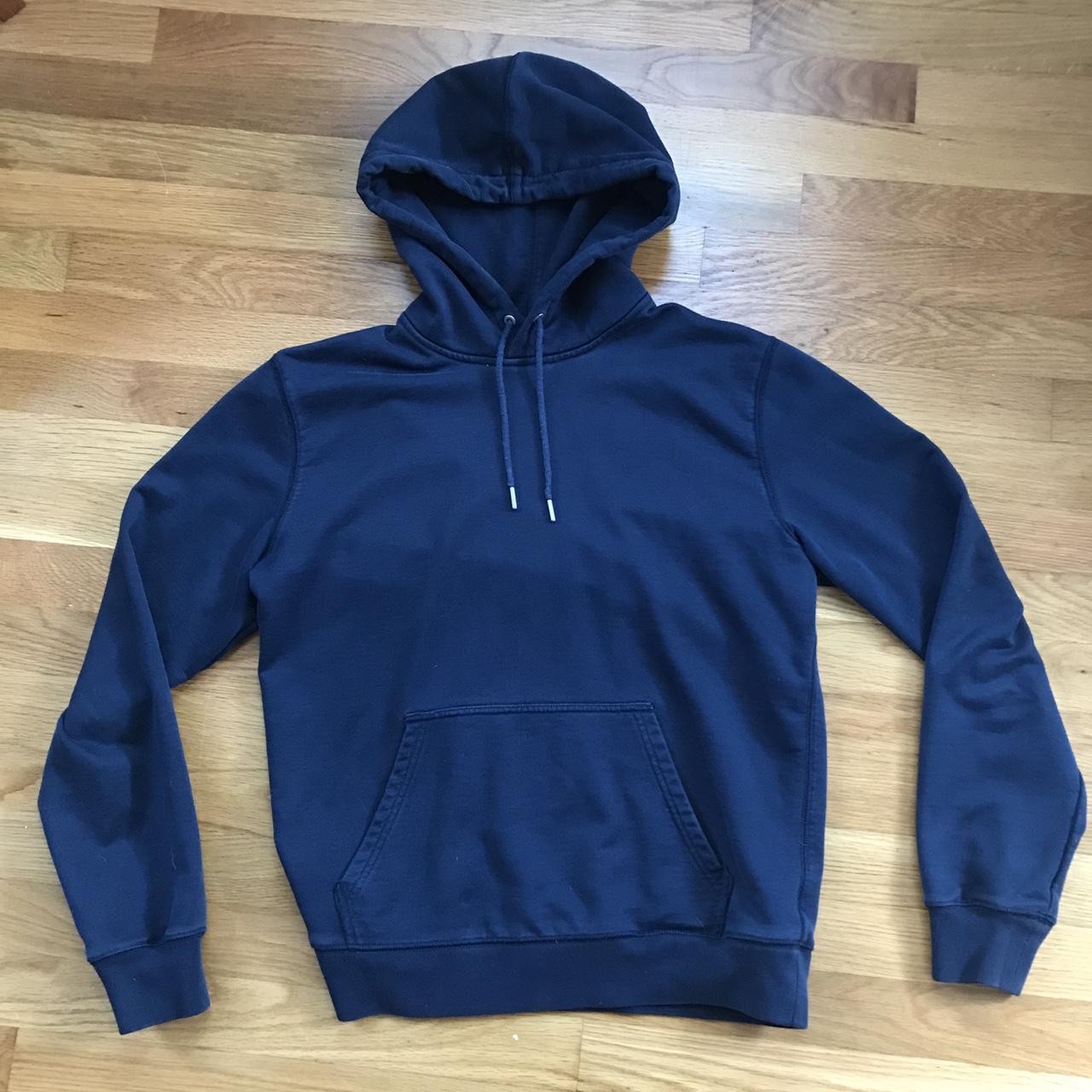 Everlane Uniform Navy Hoodie Great hoodie, nice and... - Depop