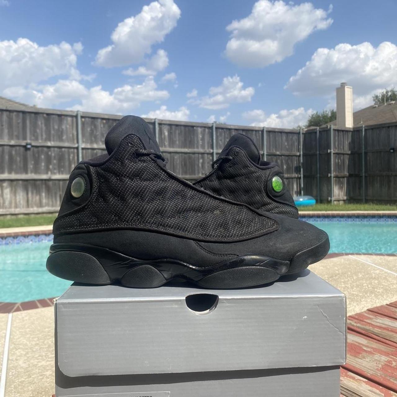 air jordan 13 black and green