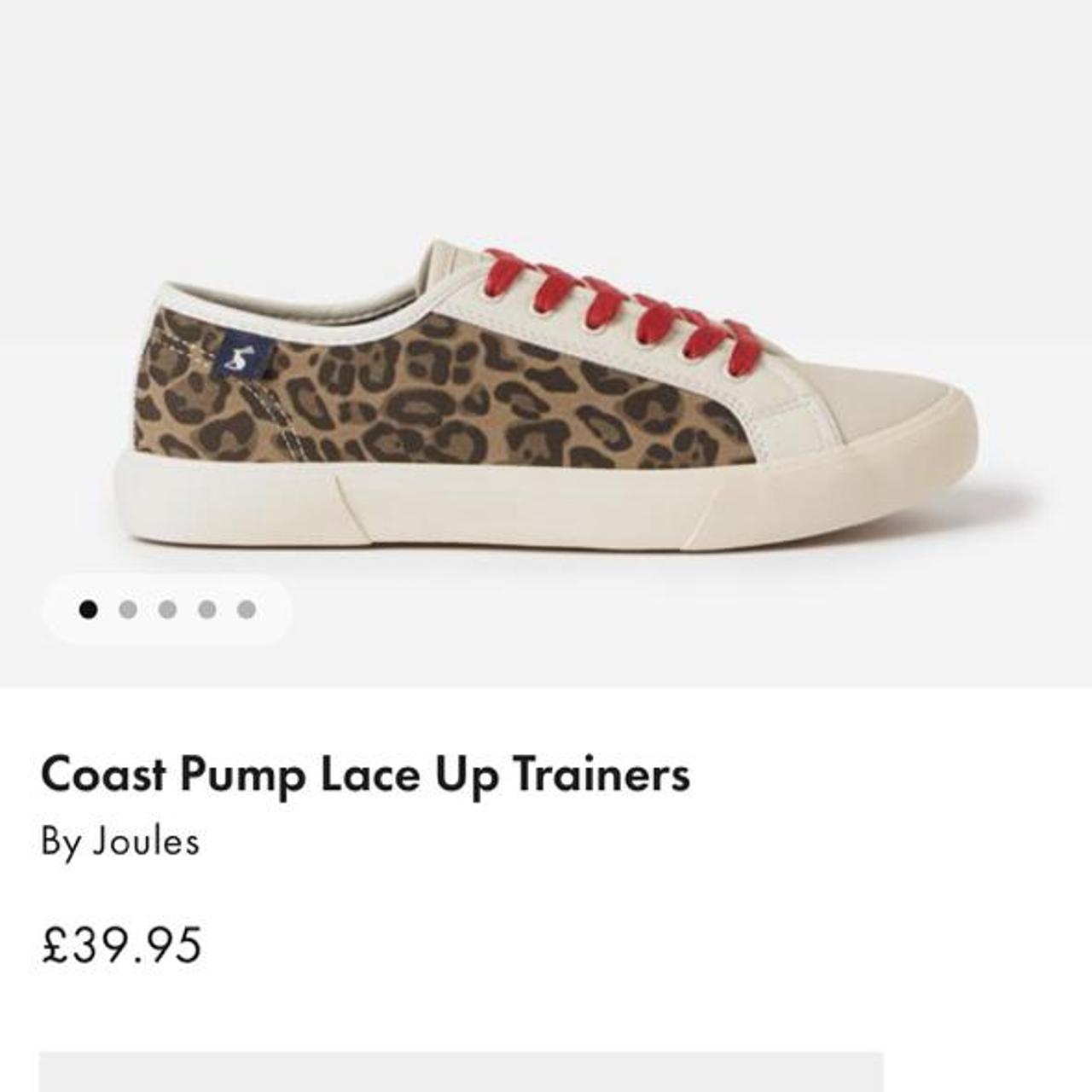 joules leopard print trainers