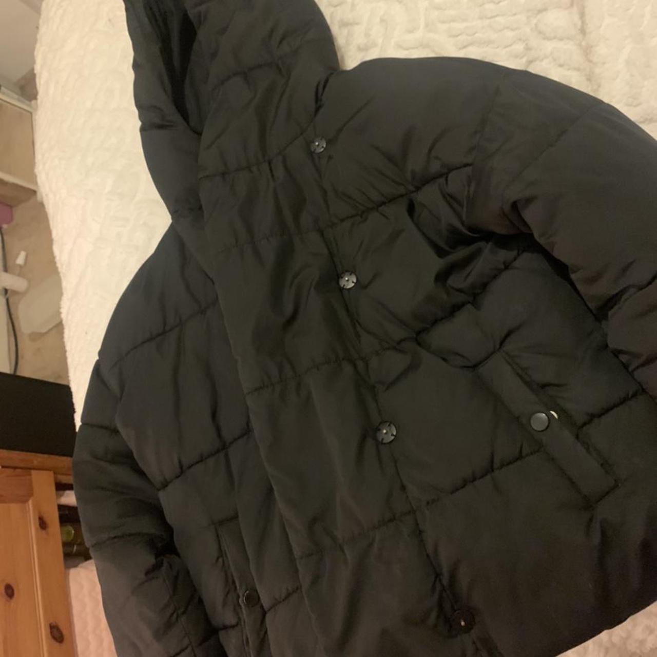 black cape coat primark