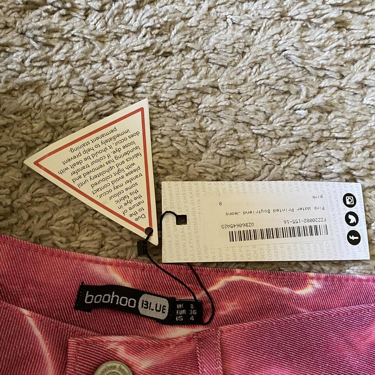 Boohoo Women's Pink Jeans Depop