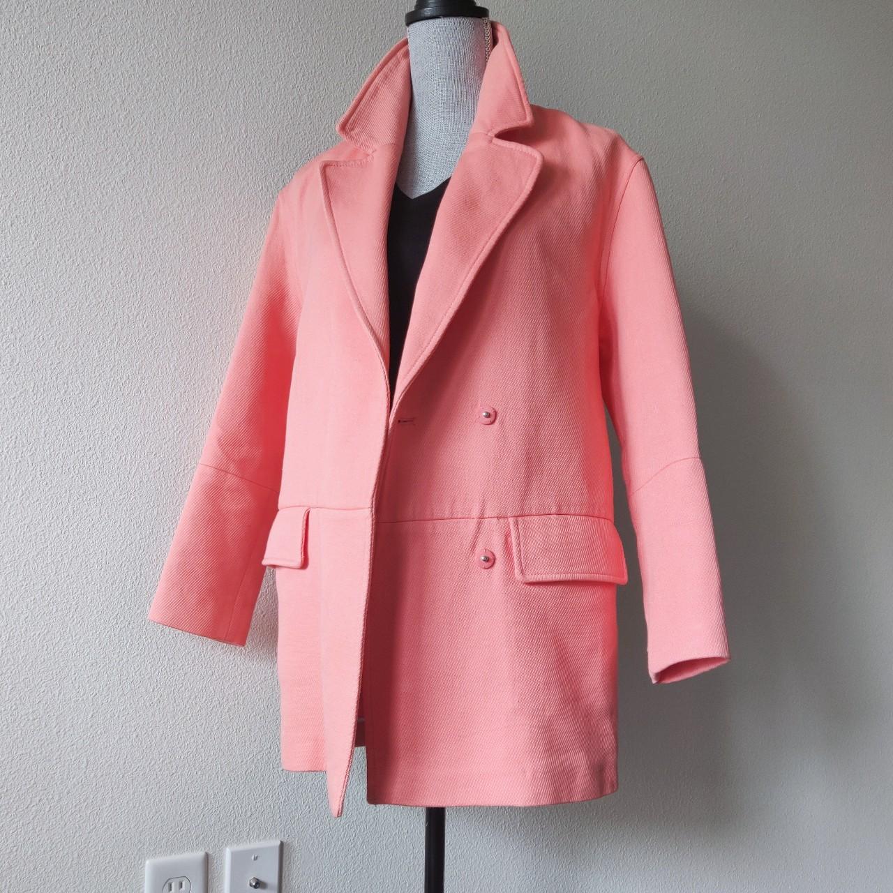 Coral pink sale coat