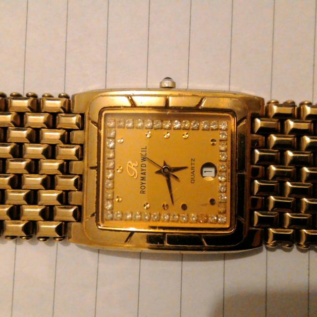 Fancy and a lock square watch for man and boys Golden watch