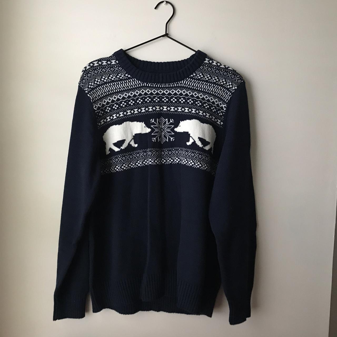 John's Bay Dark Blue Polar Bear Depop