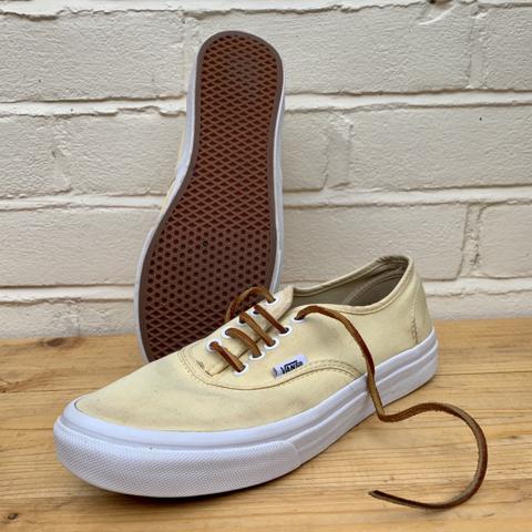 vans with leather laces