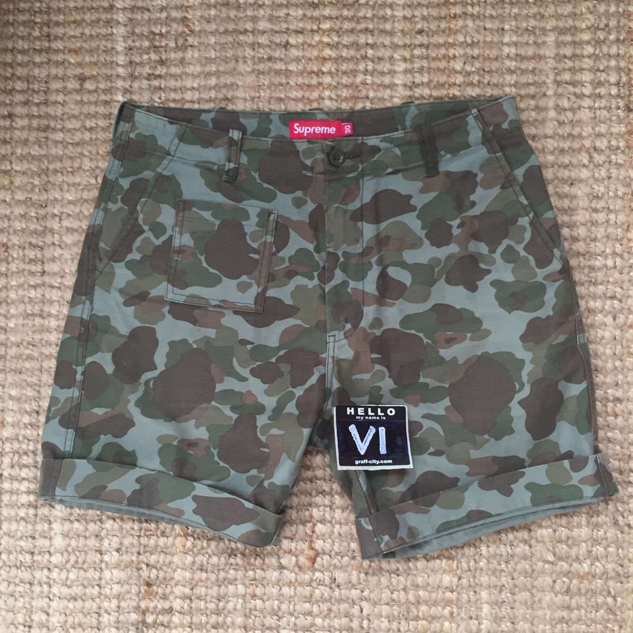 Supreme moss camo overalls Size small New - tags in - Depop