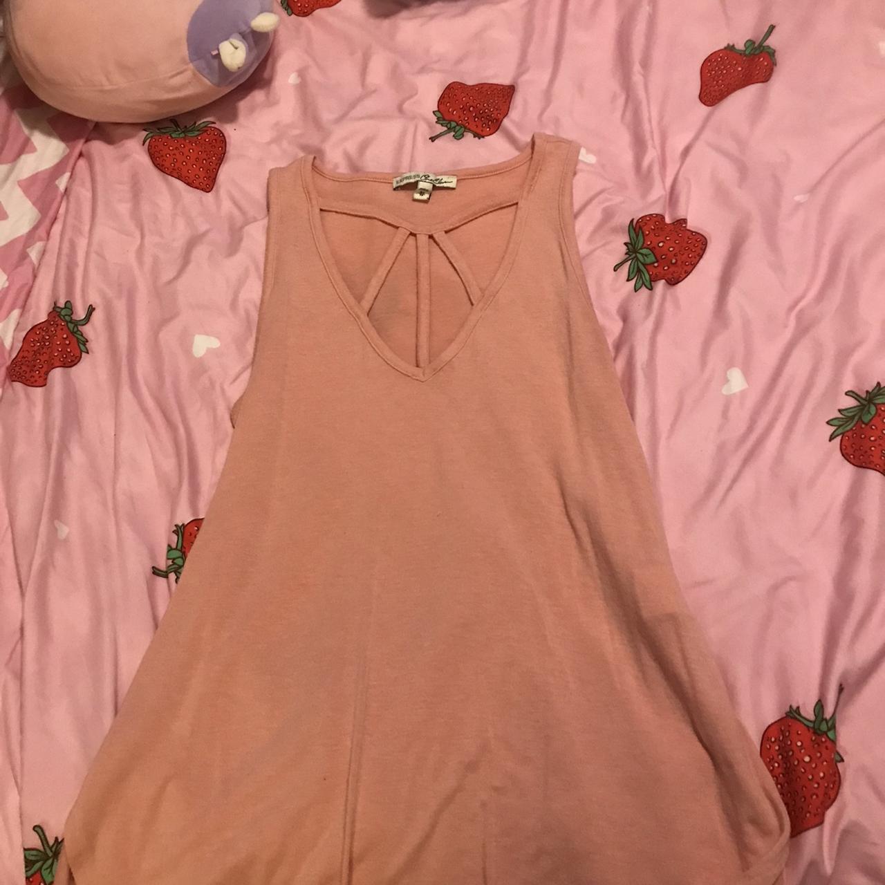 Dusty pink tank top! I got this more than 3 years... - Depop