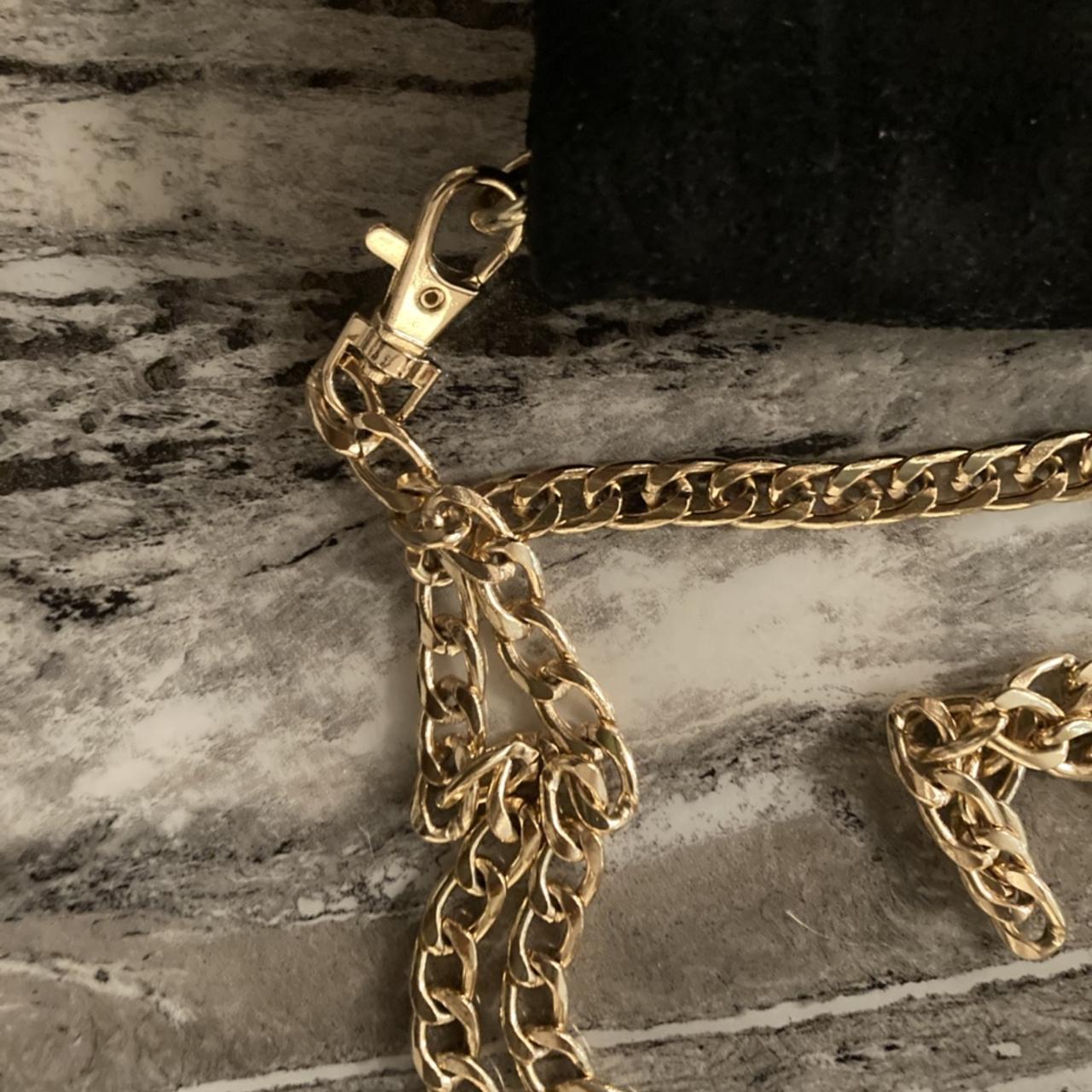 Louis Vuitton chain strap clutch. Worn just a couple - Depop