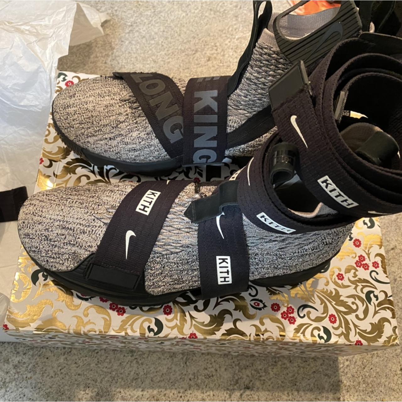 Kith Lebron 15 Long Live The King Concrete Depop