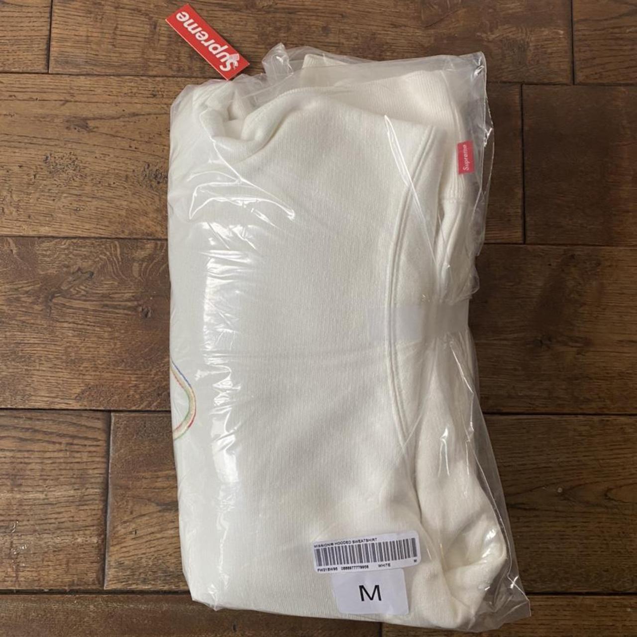 Supreme Missoni - white hooded sweatshirt Open to... - Depop