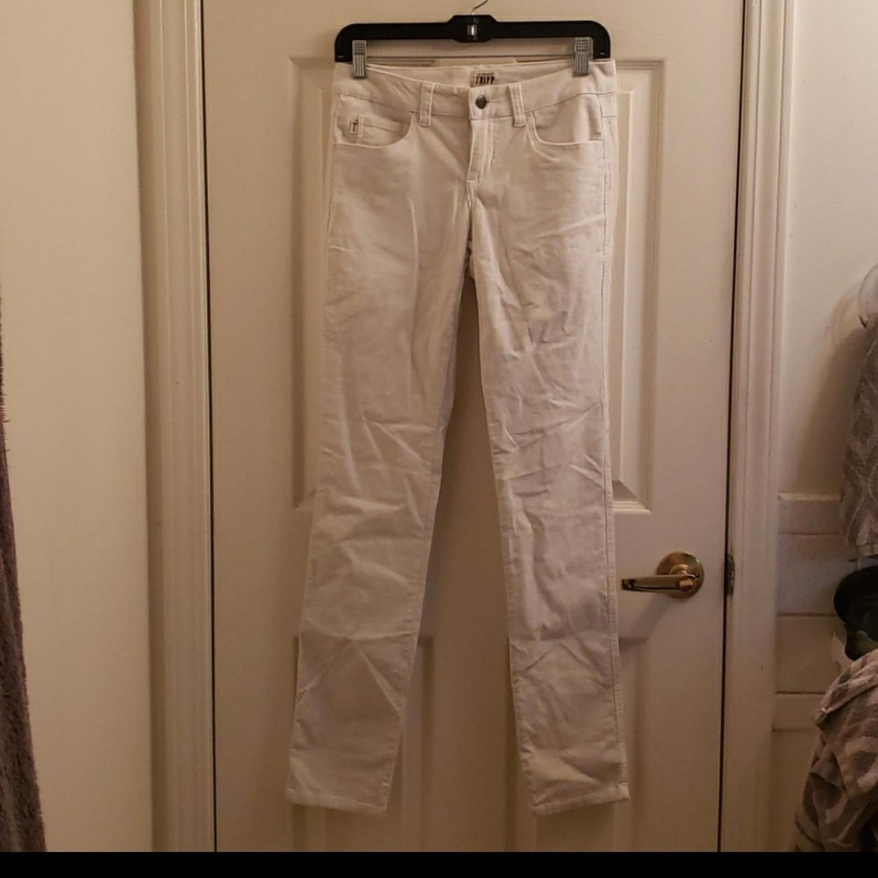 Tripp nyc White Corduroy Pants Size 5 Size 5,... - Depop