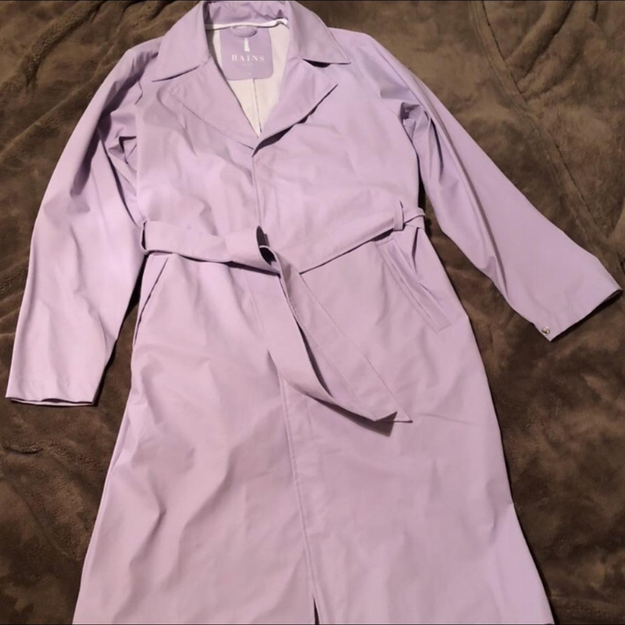 Lilac rain coat trench coat by Rains Perfect