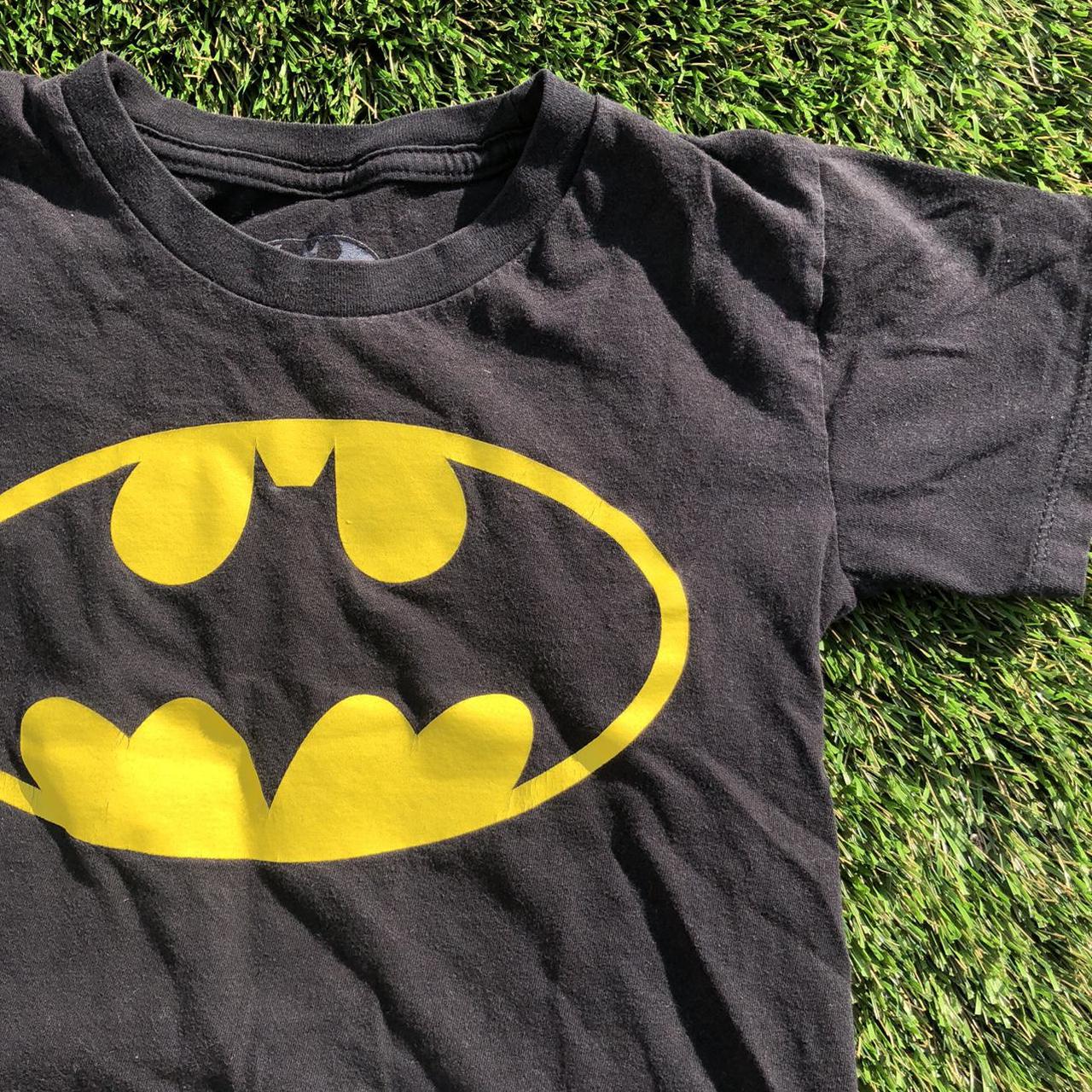 Little black and yellow Batman t-shirt Yellow... - Depop