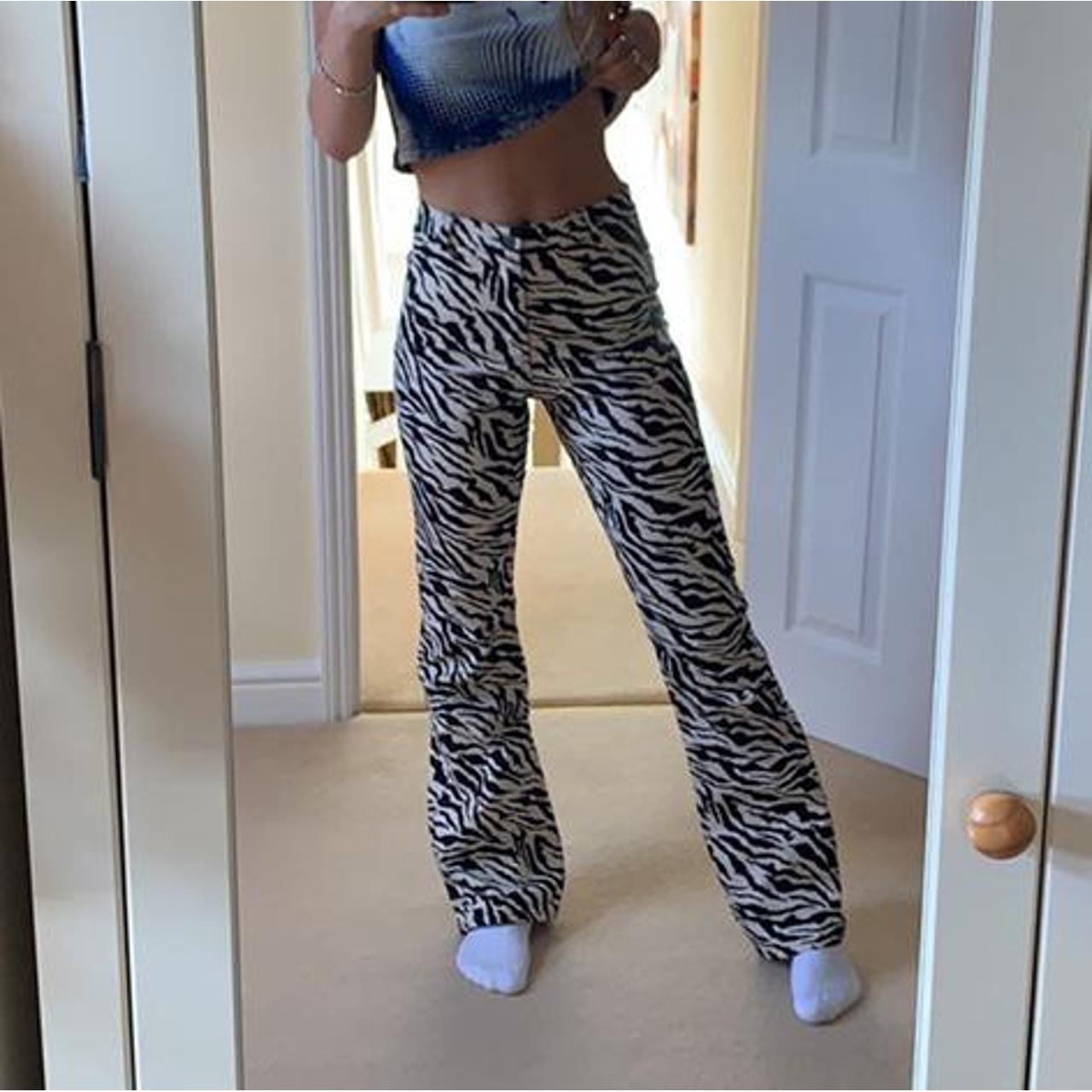 super cute motel rocks zoven flare trousers in