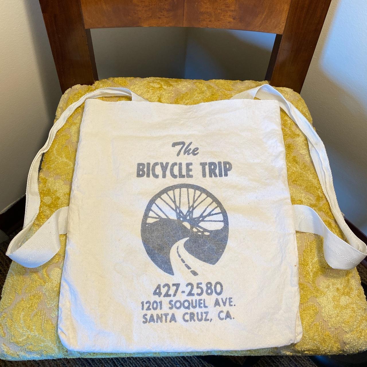 Vintage The Bicycle Trip Santa Cruz CA tote Depop