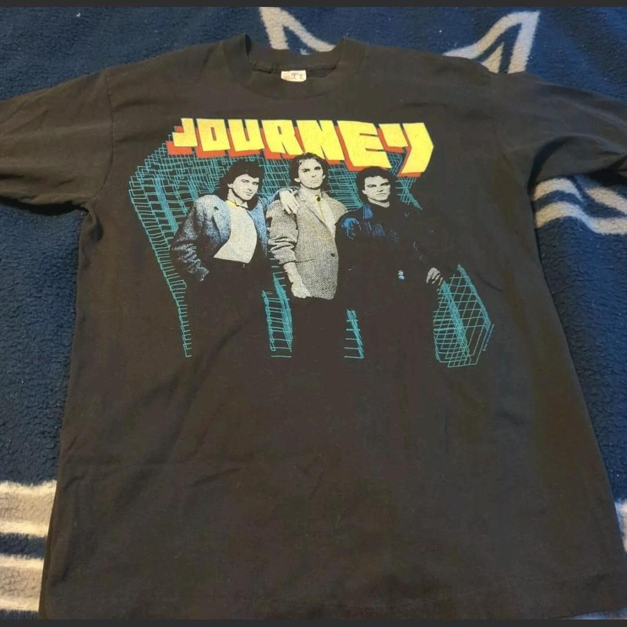 Journey Raised On Radio Original 1986 Promo T shirt... - Depop