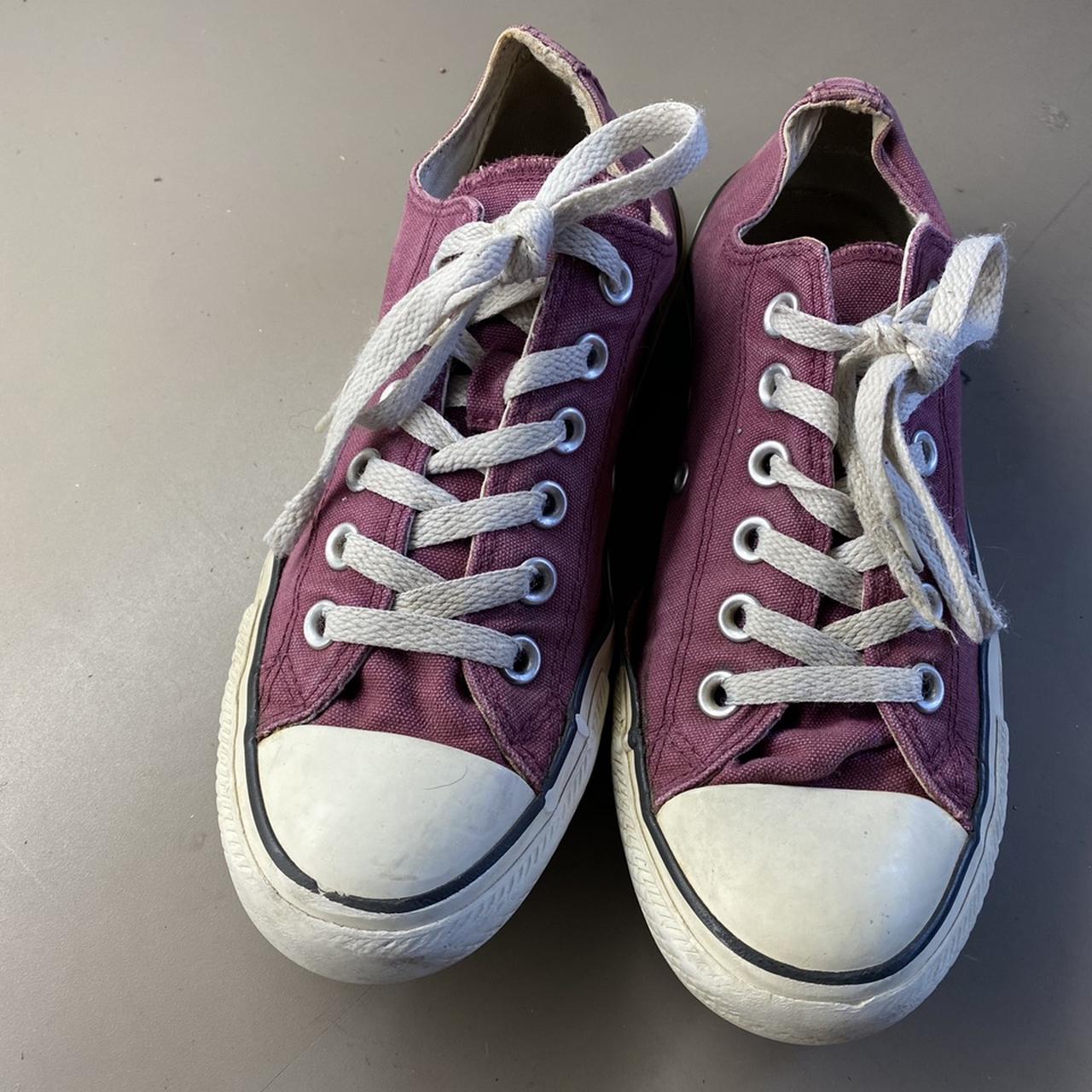 Pre-owned Converse All Star Maroon Low Casual Size... - Depop