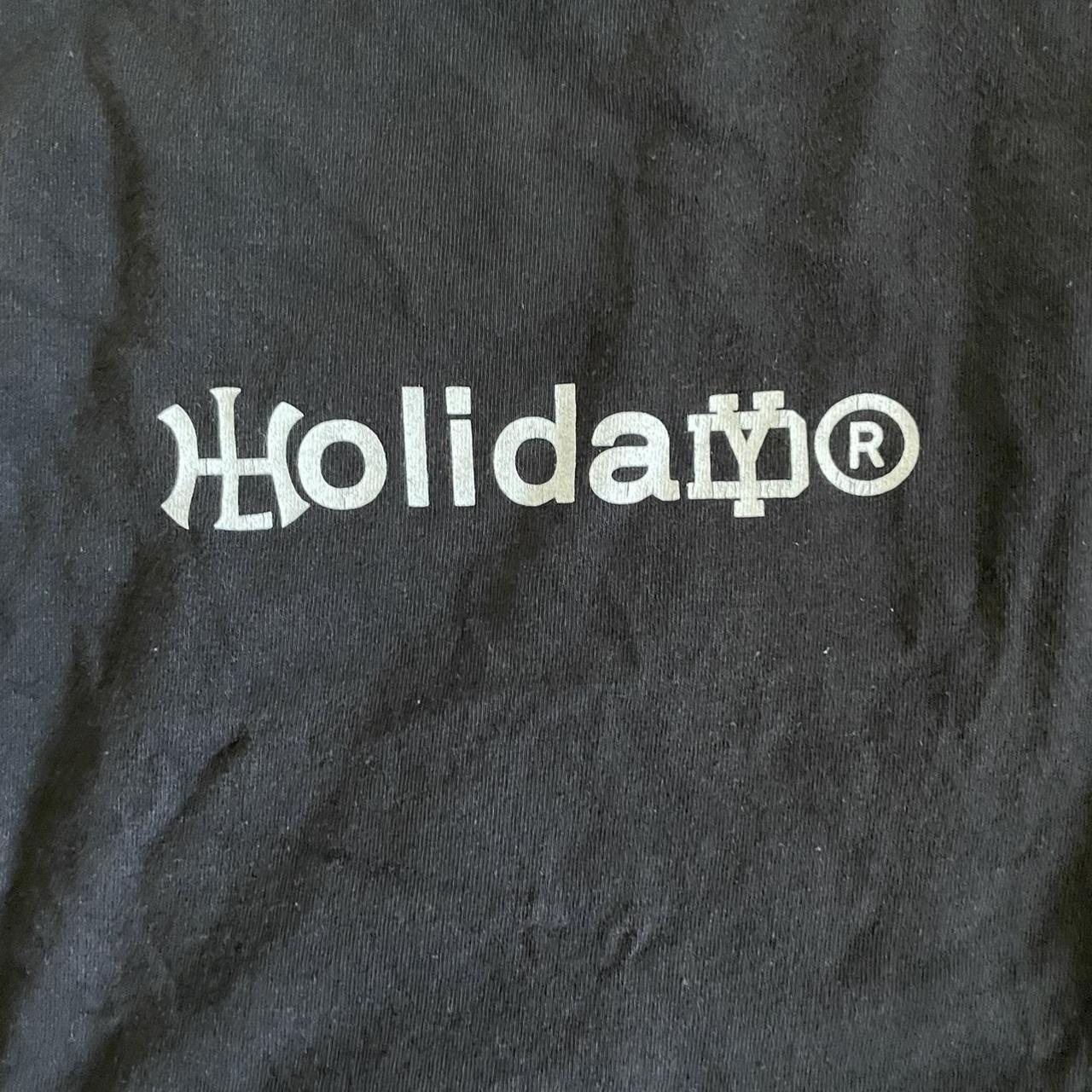Holiday The Label Men's Black T-shirt (2)