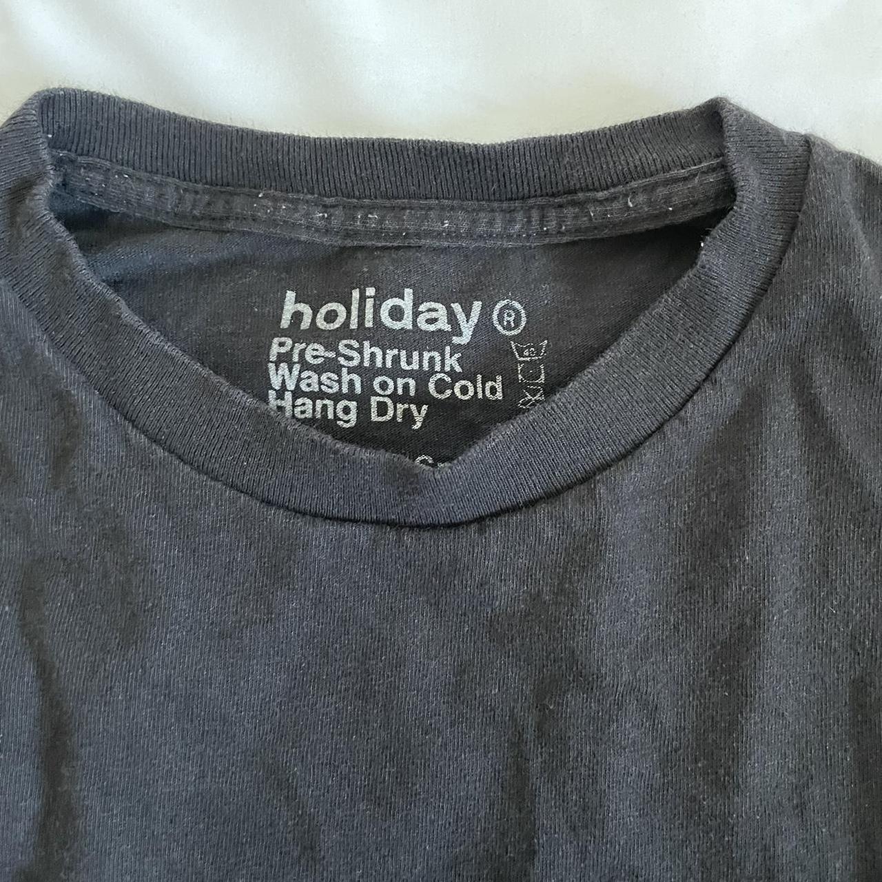 Holiday The Label Men's Black T-shirt (3)