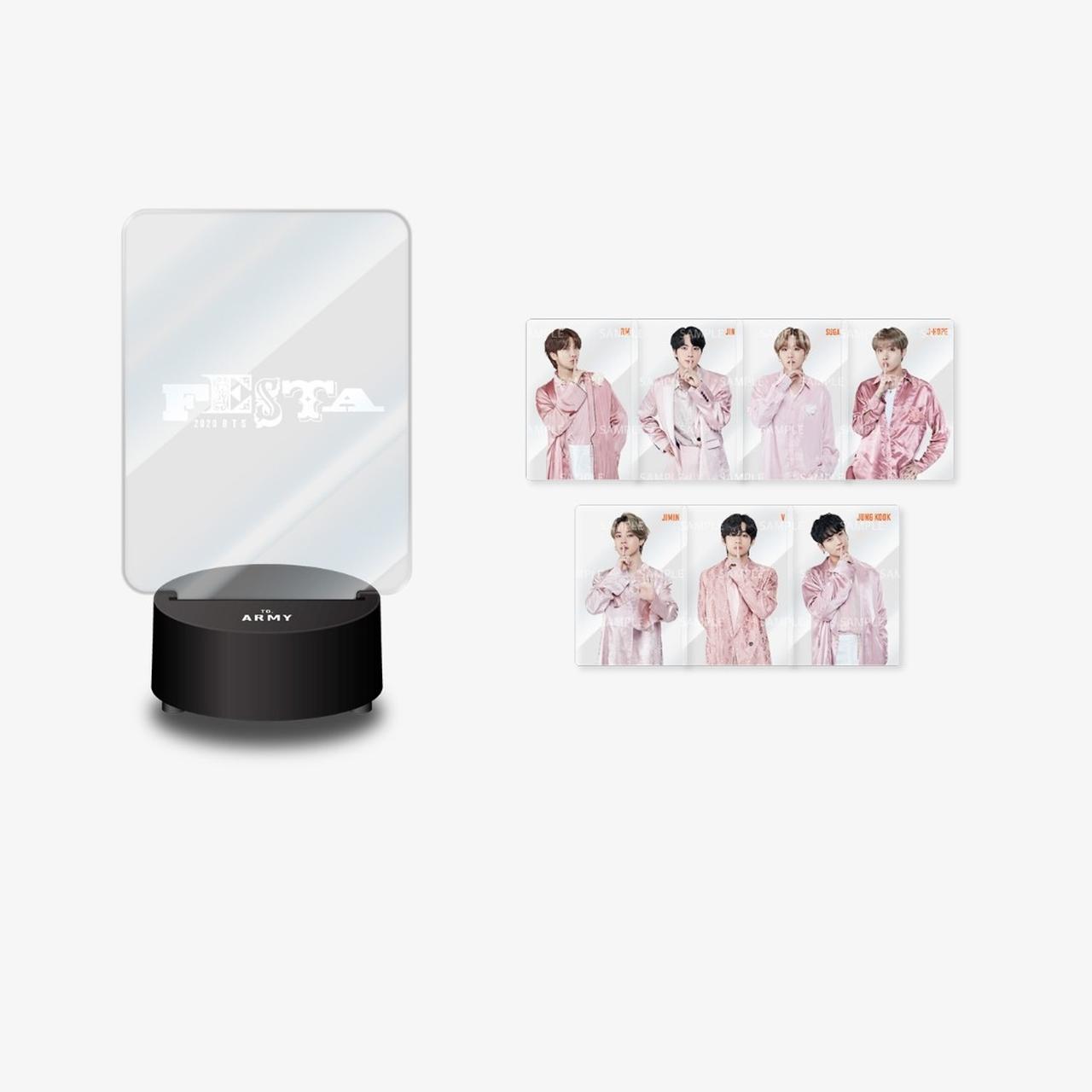 BTS 2020 Festa merch. Mood light containing all 7 | Depop