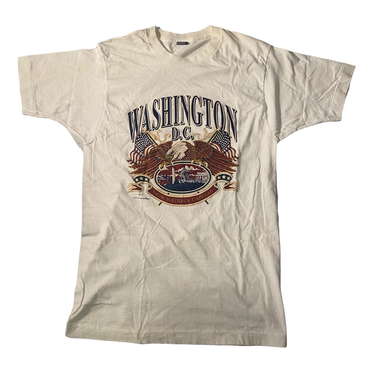 Vintage Washington DC graphic tee SINGLE STITCH... - Depop