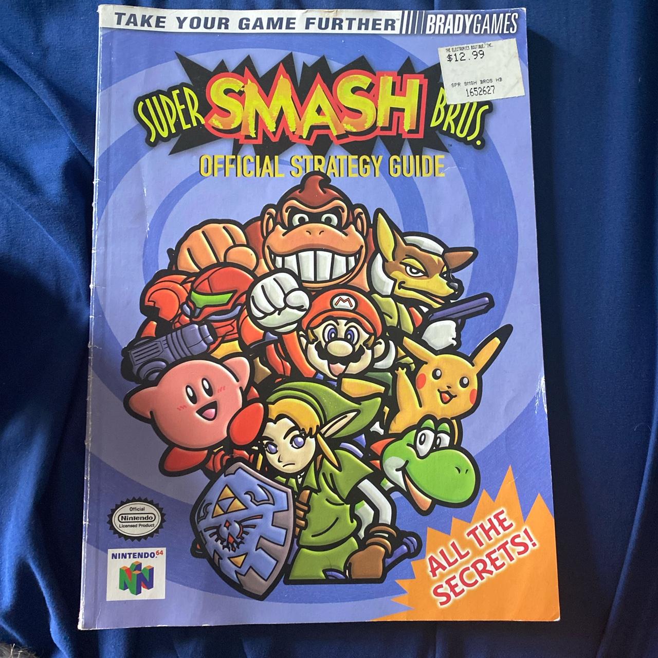 SUPER SMASH NINTENDO 64 official Brady Depop