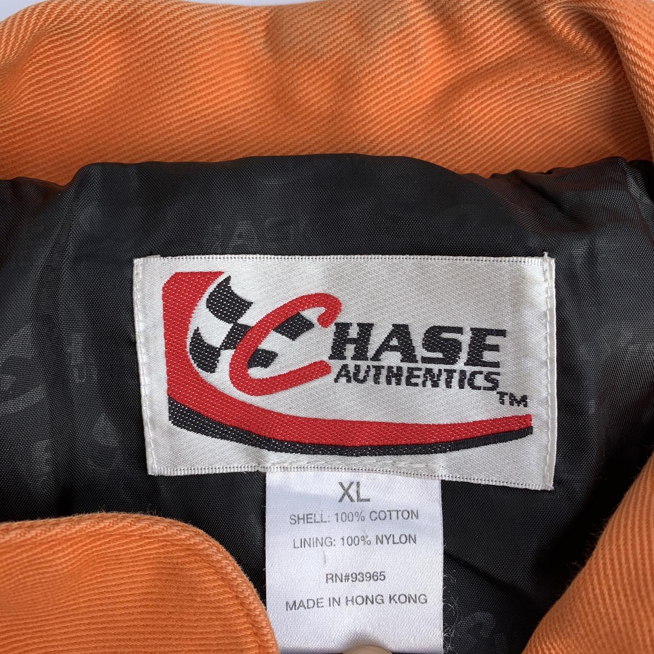 vintage home depot racing jacket in the orange Depop