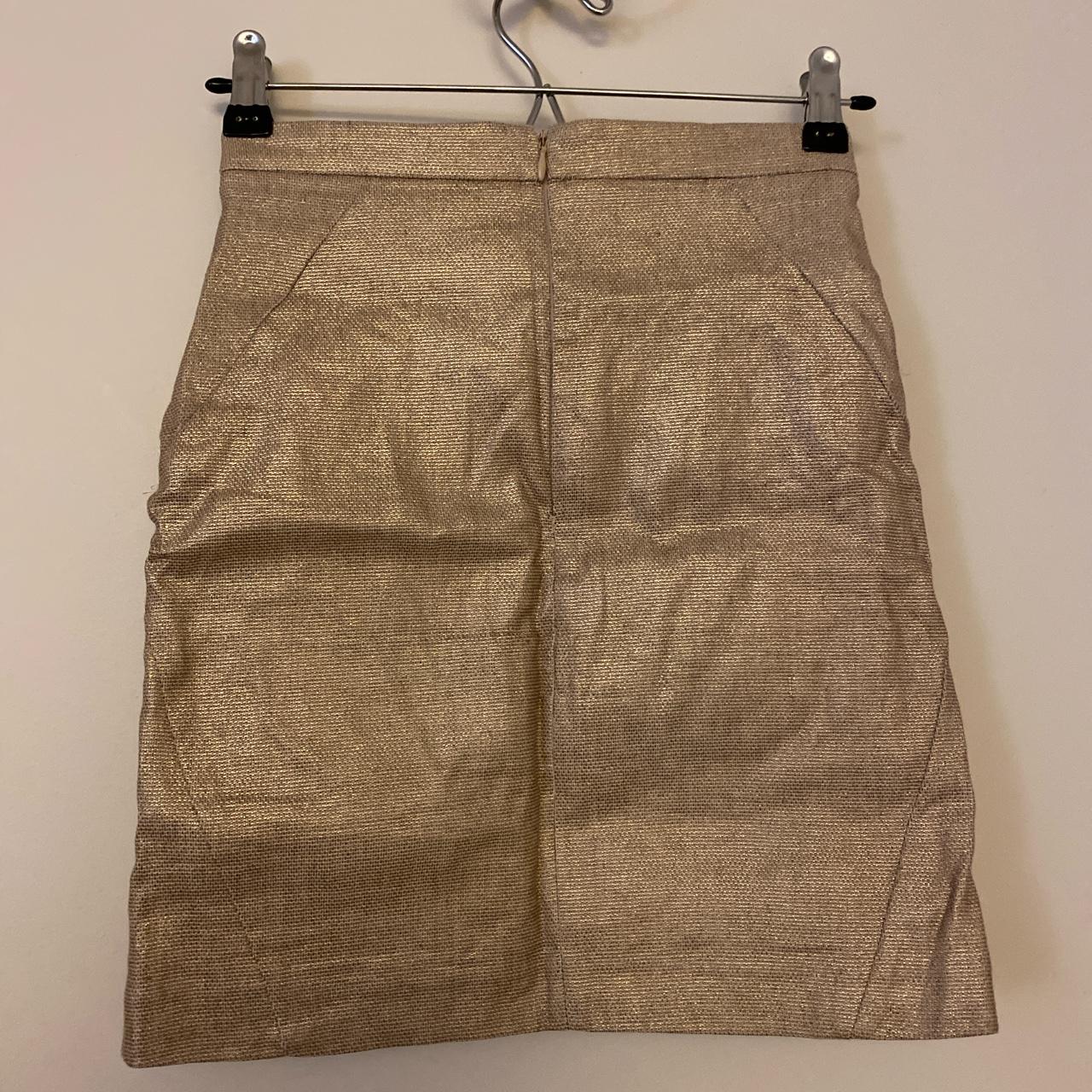 KOOKAÏ Women's Gold Skirt (2)