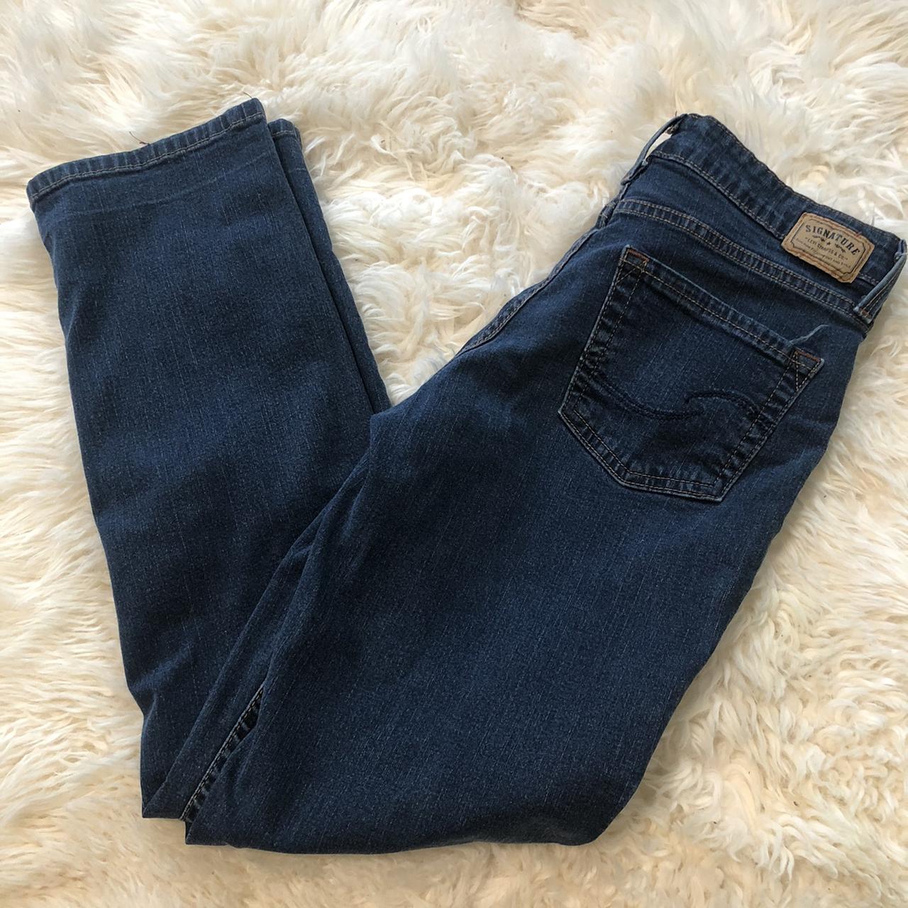 Levi’s Mid Rise Straight Jeans dark wash Levi’s... - Depop