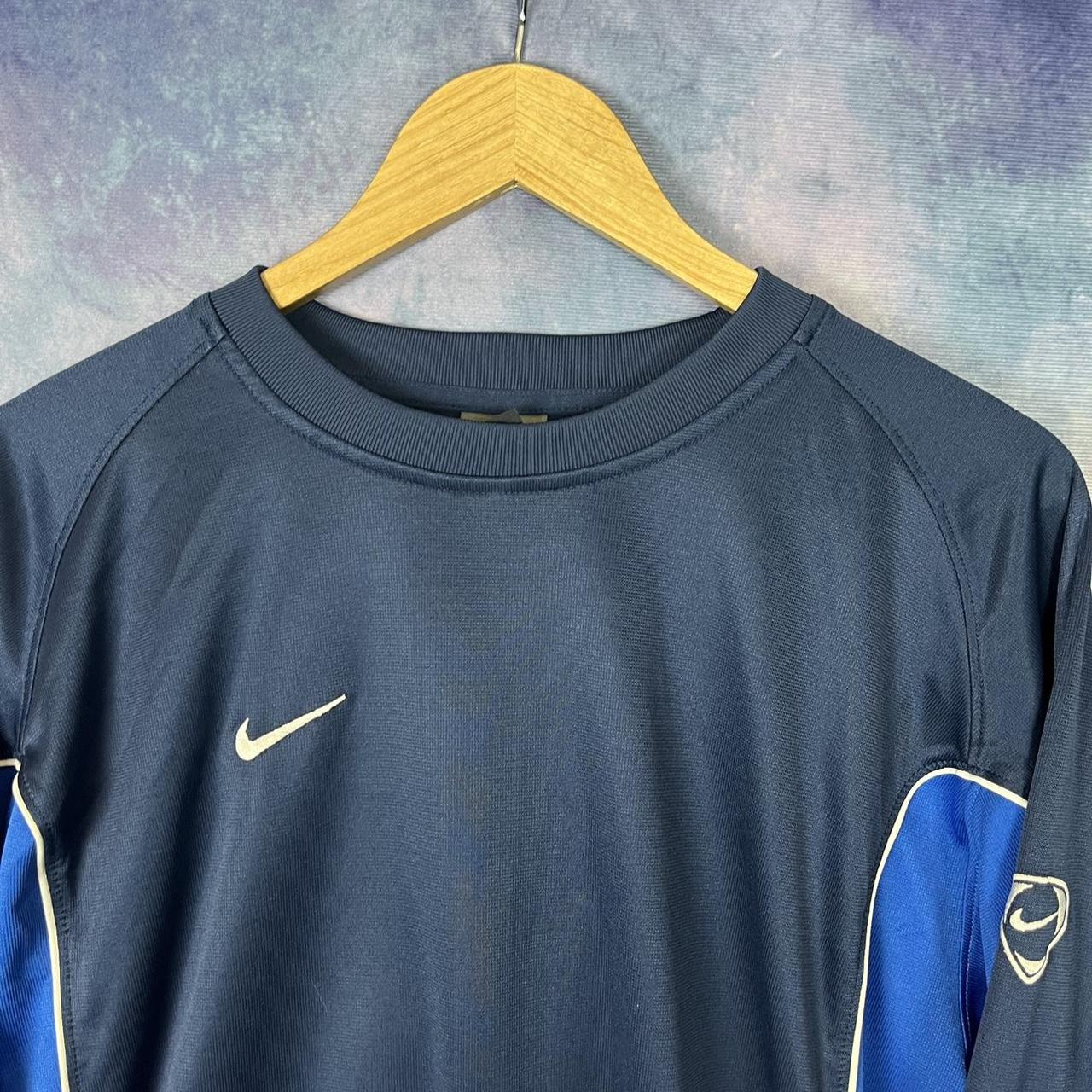 Vintage Y2K Nike football too long sleeve t shirt... - Depop