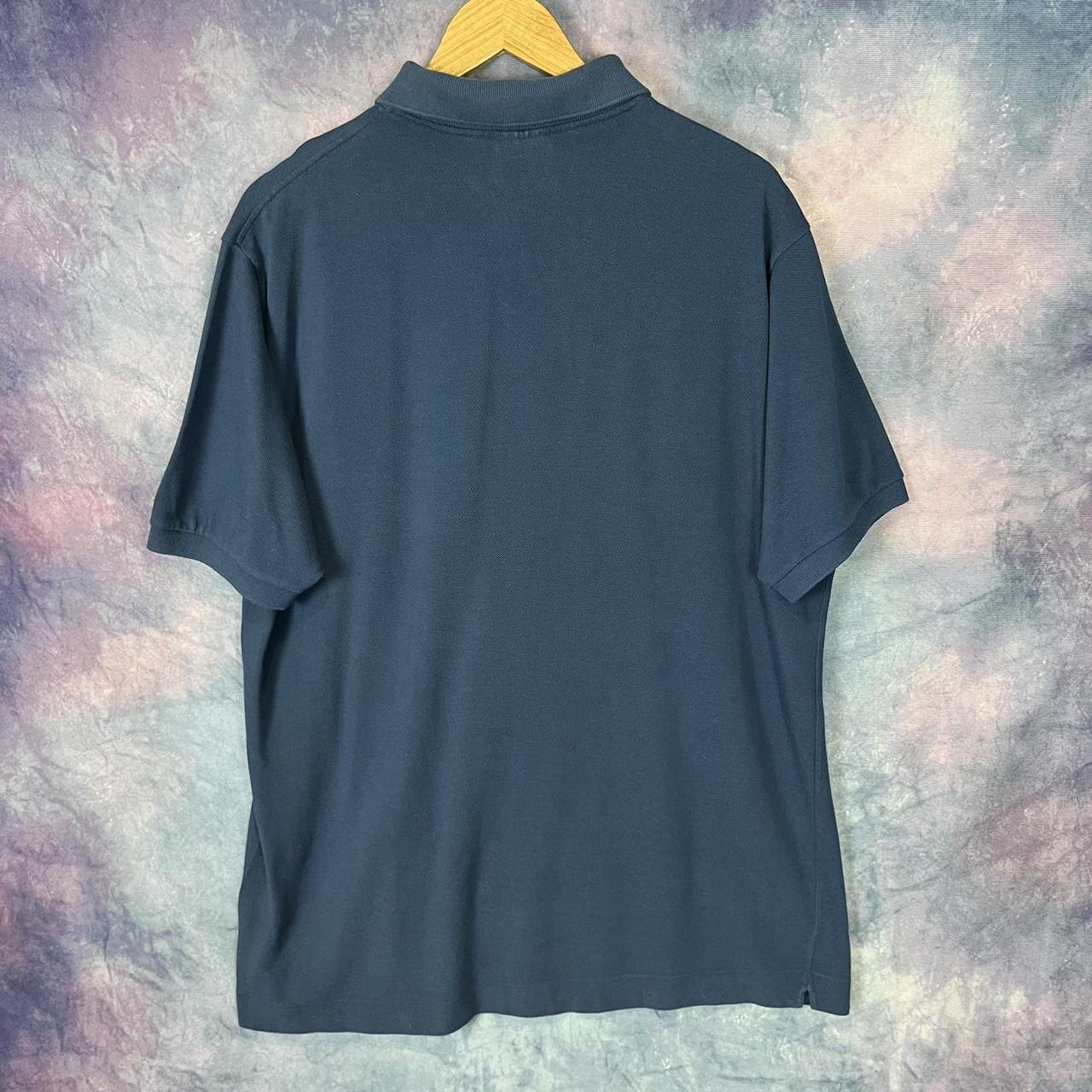 Lacoste polo shirt blue mens XL embroidered... - Depop