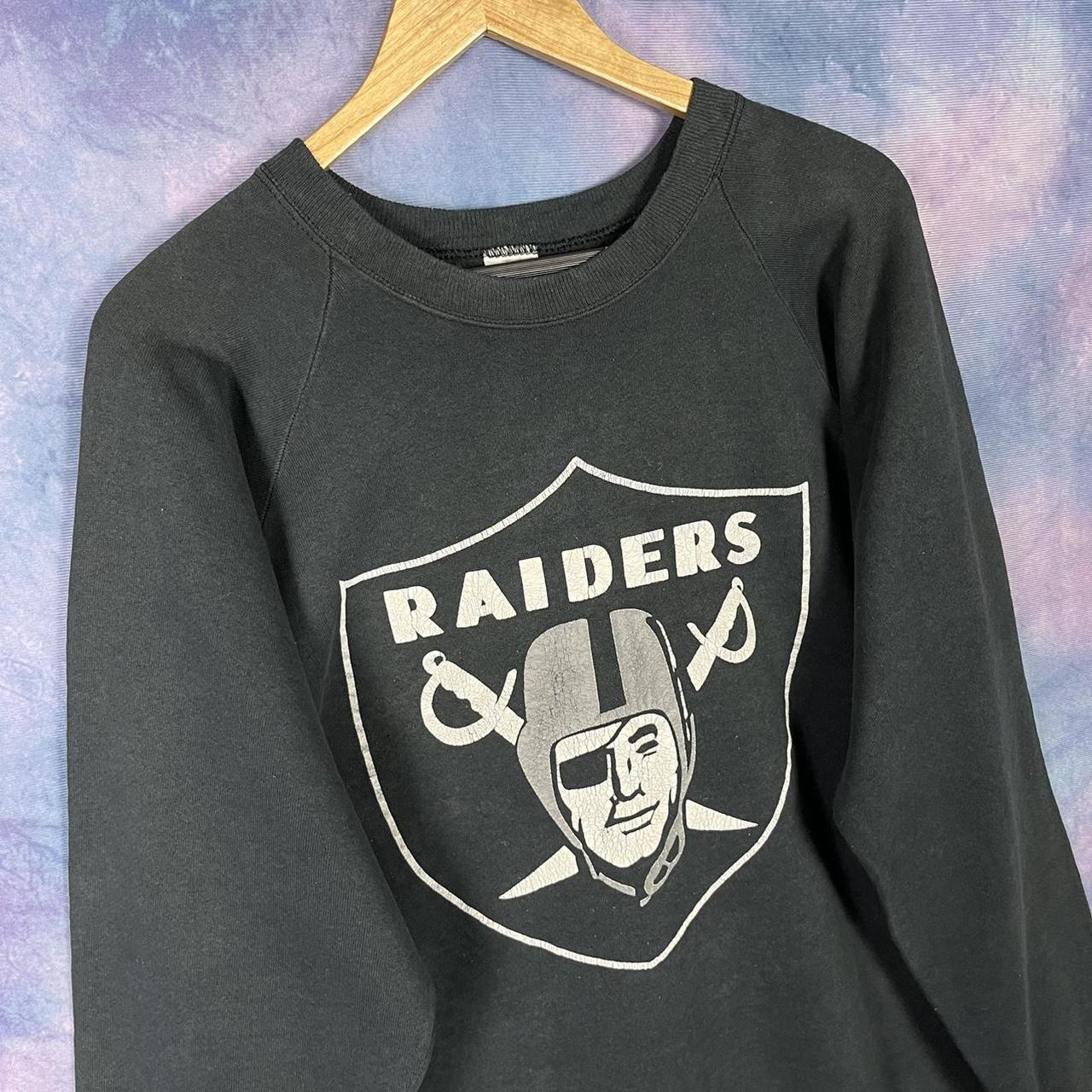 Vintage NFL las vegas raiders sweatshirt large mens... - Depop