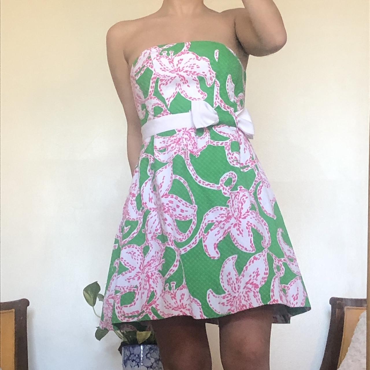 Lilly pulitzer sales strapless dress