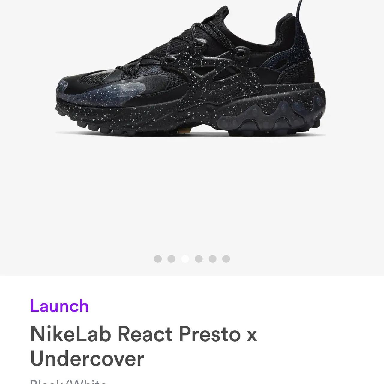 Nikelab react presto x cheap undercover