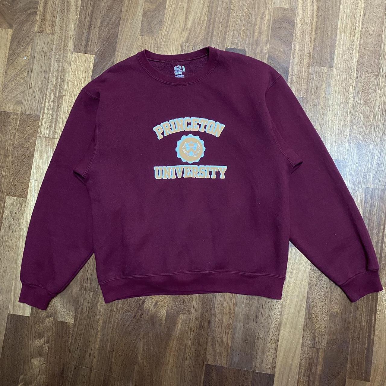 Princeton University 90’s vintage varsity sweatshirt... - Depop