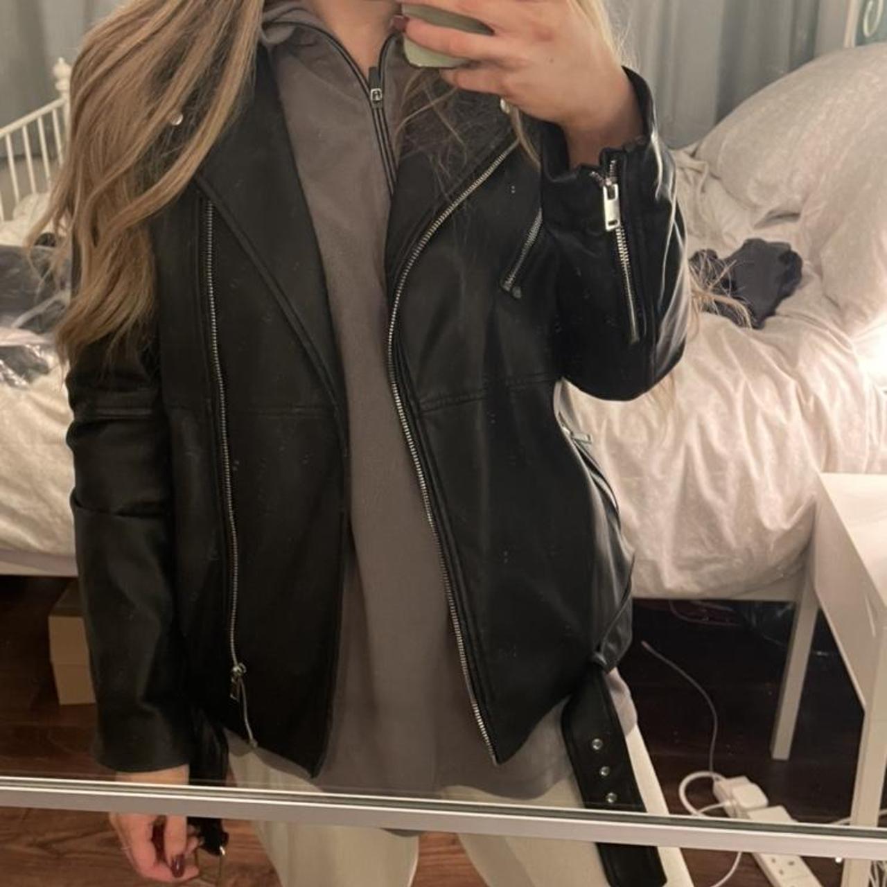 meant to be moto jacket with removable hood