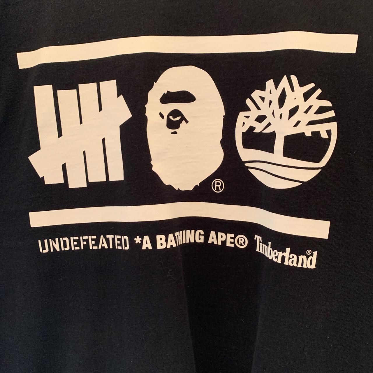 BAPE x UNDEFEATED x TIMBERLAND Longsleeve... - Depop