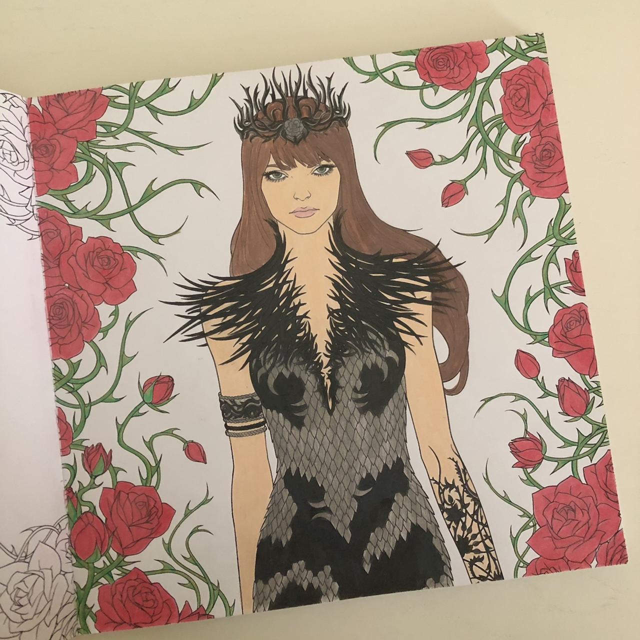 ACOTAR COLORING BOOK 🌹 out of print, extremely rare - Depop