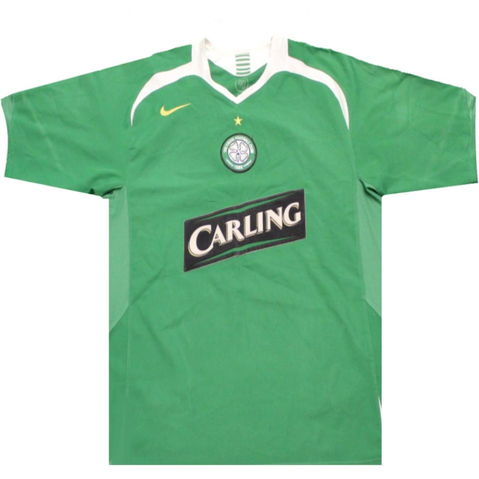 2005-2006 Celtic Nike away jersey. No cracks at all - Depop