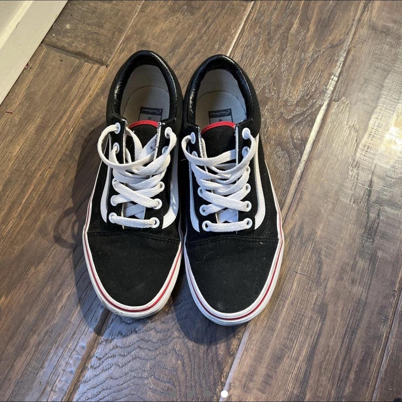 Custom rose old skool vans MESSAGE ME BEFORE... - Depop