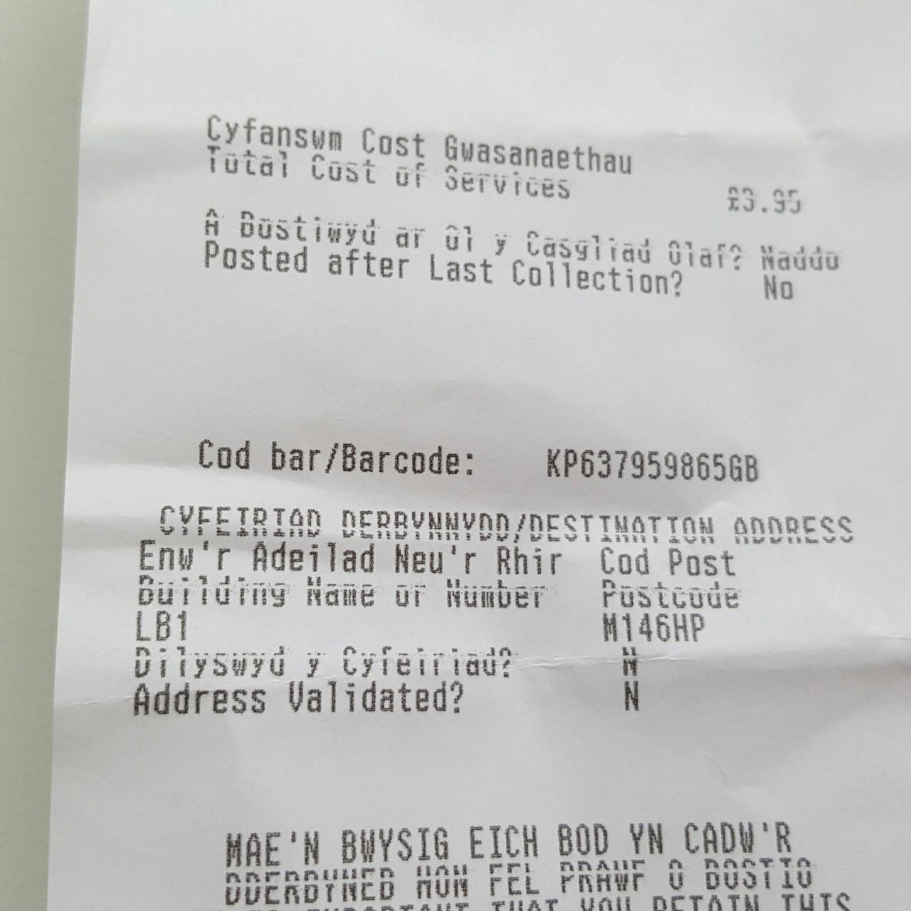 bholo tracking info Sold to @bholo House of cb or... - Depop