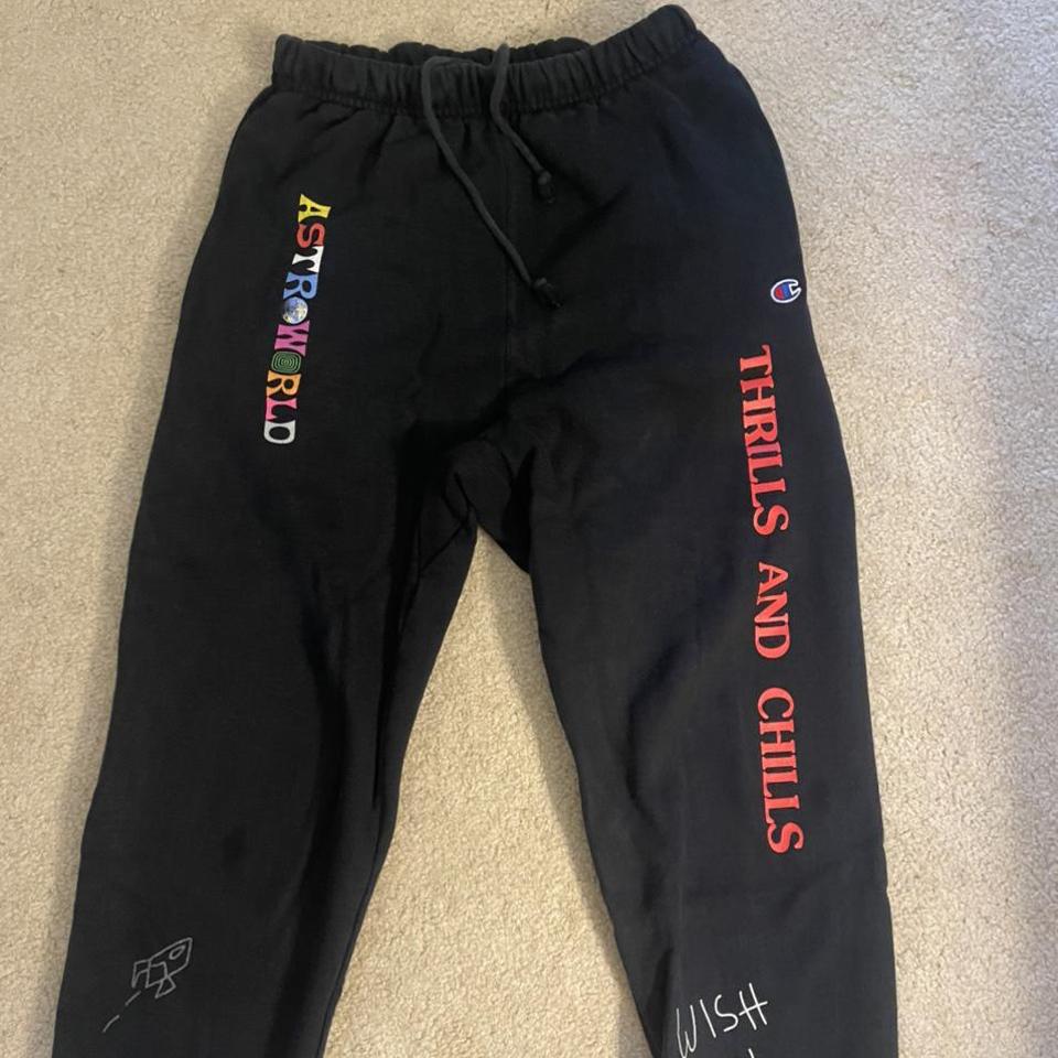 Travis scott x champion astroworld peace sweatpants shop joggers