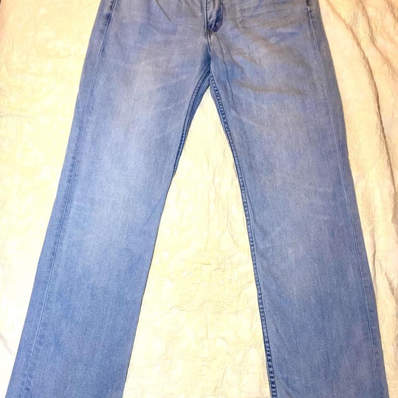 514 Levi Strauss & Co jeans size: W32 L32. Washed... - Depop