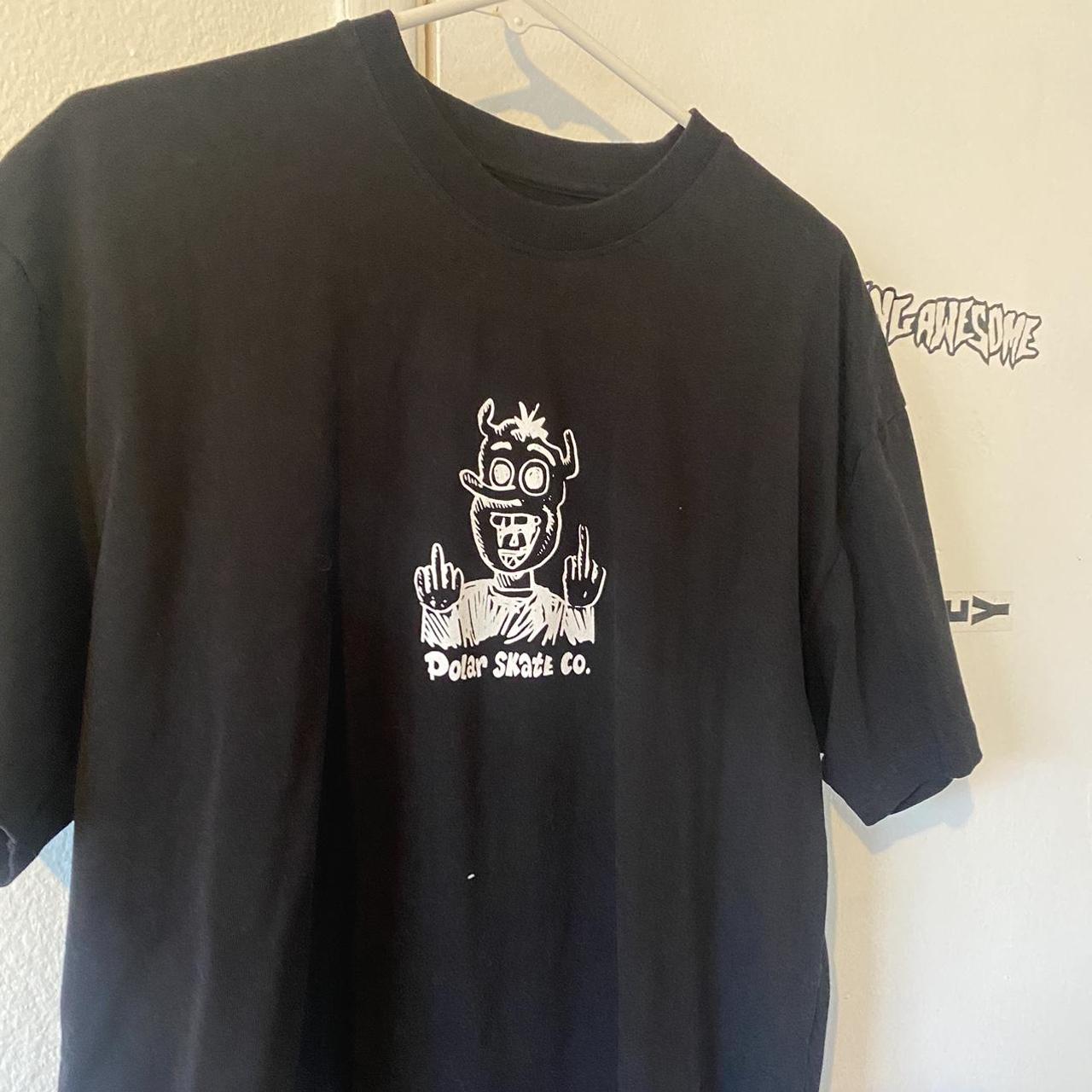 polar skate co tee only worn once basically brand... - Depop