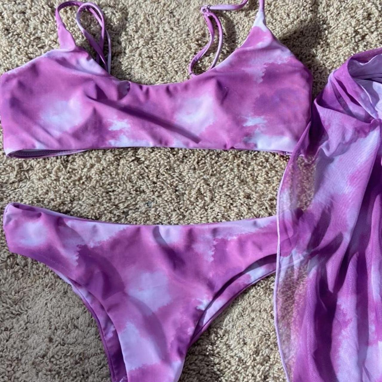 Purple Tie Dye Bikini Set Can Be Separately Depop 8312