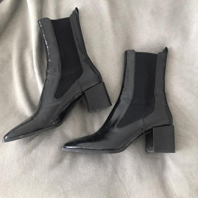 croc ankle boots