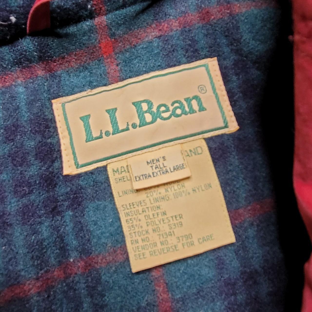 Vintage 90s L.L. bean Flannel Lined Racing... - Depop